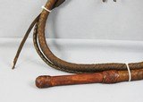 Bullwhip With Swivel Handle Large Leather
11’ Long - 2 of 3