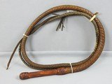 Bullwhip With Swivel Handle Large Leather
11’ Long - 1 of 3