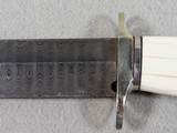 Damascus Custom Searles Style Blade Bowie Knife - 4 of 4