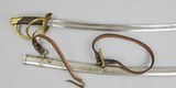 U.S. Model 1860, Roby Calvary Saber With Leather Hangers - 2 of 15