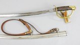 U.S. Model 1860, Roby Calvary Saber With Leather Hangers - 3 of 15