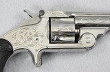 S&W No. 1-1/2 S.A. 32 Centerfire Factory Rework, Engraved - 4 of 12