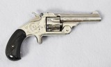 S&W No. 1-1/2 S.A. 32 Centerfire Factory Rework, Engraved - 1 of 12
