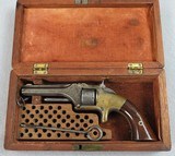 S&W Model 1 First Issue Fourth Type Cased 22 Revolver - 1 of 12