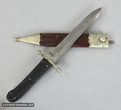 Heavy Spear Point Bowie Joseph Rogers & Sons