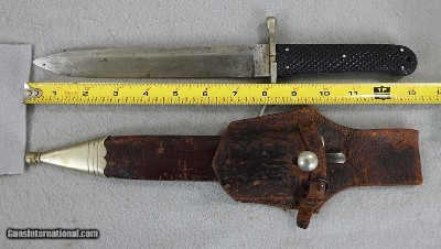 Heavy Spear Point Bowie Joseph Rogers & Sons - Image 5 of 13