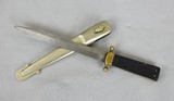 Pribyl Bros Celebrated Cutlery Sliding Blade Bowie Knife_Rare - 1 of 9