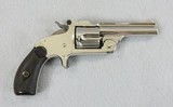 S&W 38 Single Action Second Model 95% Nickel - 1 of 9