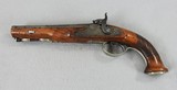 German Double Barrel Engraved Percussion Pistol - 2 of 17