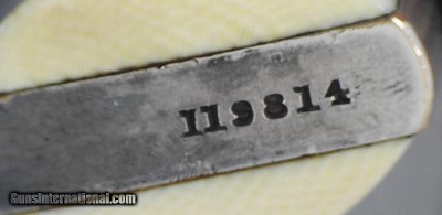 S&W Model No. 1 Second Issue 22RF, Cased 75% Silver - Image 6 of 15