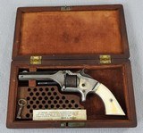 S&W Model No. 1 Second Issue 22, Cased 75% Silver