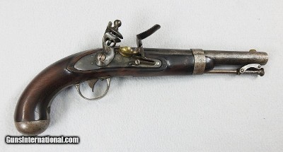 Model 1836 Flintlock Pistol Made By Robert Johnson 1842