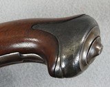 French Flintlock Pistol, Rare Oval Duck-Bill Muzzle - 12 of 15