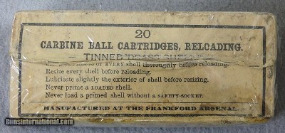 Frankford Arsenal Cartridges Carbine 45 Ball Tinned Brass