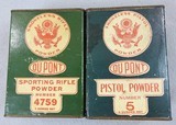 Dupont Powder Cans (2) 1900s
Vintage