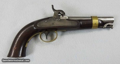 U.S.R. Ames Model 1842 Revenue Cutter Service Pistol 