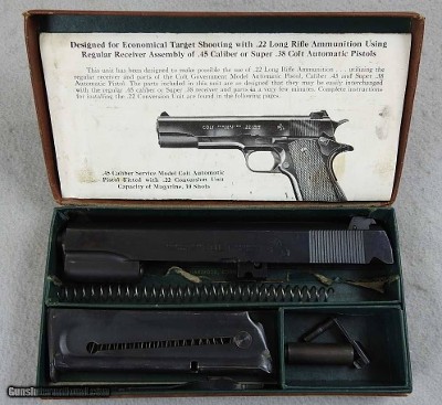 Colt .22 Conversion Unit Feb. 1951