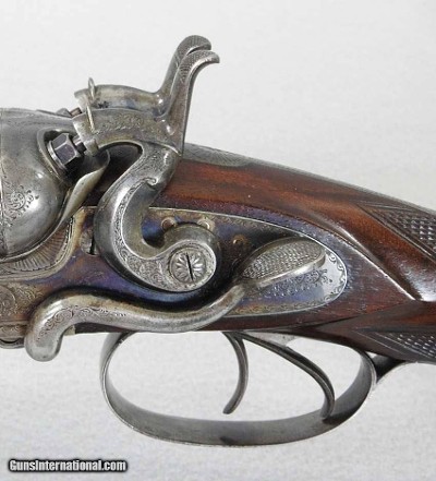 J.P. Clabrough 12 Gauge Side Lever Double Hammer Gun - Image 9 of 25