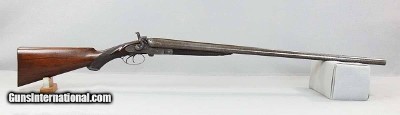 J.P. Clabrough 12 Gauge Side Lever Double Hammer Gun