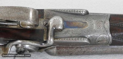 J.P. Clabrough 12 Gauge Side Lever Double Hammer Gun - Image 12 of 25