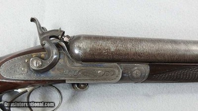 J.P. Clabrough 12 Gauge Side Lever Double Hammer Gun - Image 5 of 25