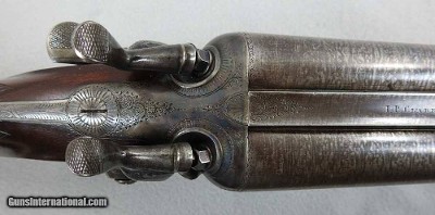 J.P. Clabrough 12 Gauge Side Lever Double Hammer Gun - Image 11 of 25