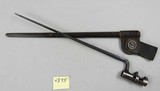 U.S. Model 1873 Cadet Rifle Bayonet Plus Scabbard