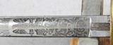 U.S. Model 1852 Naval Officers Sword Inscribed W.C. Mallay - 6 of 11
