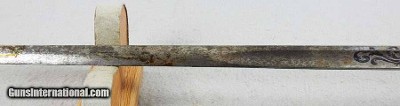 Indian Princess Head Pattern Militia Officers Sword - Brass Scabbard - Image 5 of 14