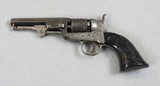 Colt/Brevet Pocket Model 6 Shot Nicely Engraved with Carved Ebony Grips - 2 of 15