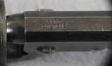 Colt/Brevet Pocket Model 6 Shot Nicely Engraved with Carved Ebony Grips - 10 of 15