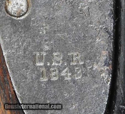 US Model 1842 Ames with U.S.R. above 1843 Lock Date - Image 7 of 9