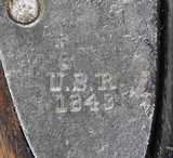 US Model 1842 Ames with U.S.R. above 1843 Lock Date - 7 of 9