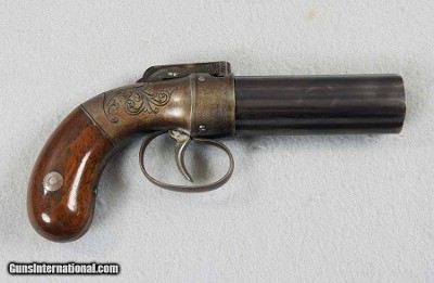 Allen & Thurber 1845 Worcester Patent Pepperbox