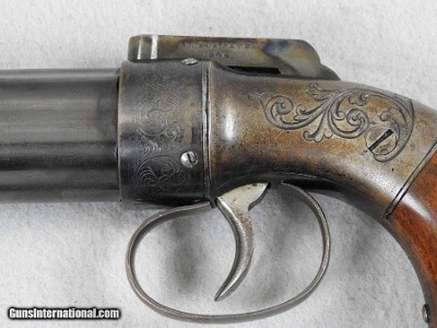 Allen & Thurber 1845 Worcester Patent Pepperbox - Image 4 of 7