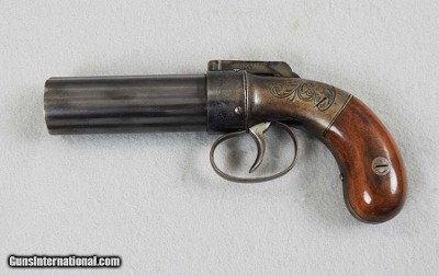 Allen & Thurber 1845 Worcester Patent Pepperbox - Image 2 of 7