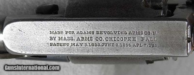 Mass. Arms Co. Adams Patent 4 1/4” Round Barrel 31 Cal. RARE - Image 5 of 9