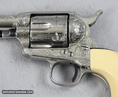 Colt S.A. Army 45, Engraved w/Colt Letter - Image 4 of 15