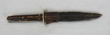 H. Osman Co. City, Nice 6” Clip Point Bowie Knife with Leather Scabbard - 5 of 5