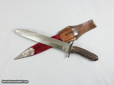 Wilkinson 16” Spear Point Bowie Knife Pall Mall London - Image 3 of 25