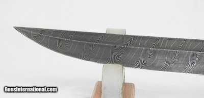 Damascus Custom Searles Style Blade Bowie Knife - Image 4 of 8