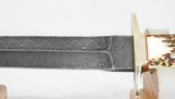 Damascus Dagger Stagg horn grips - 5 of 8