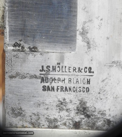 J.S. Holler & Co. Adolph Blanch San Francisco Bowie Knife - Image 5 of 8