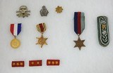 ORIGINAL WW 1 & 2,
MIXED MEDALS & INSIGNIA LOT
