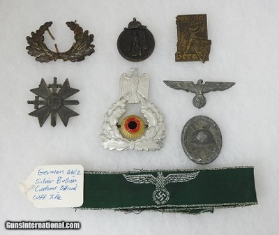 ORIGINAL GERMAN WW 2 MIXED BADGES LOT