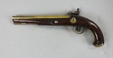 John Miles 60 Caliber Brass Barrel Flintlock Pistol - 2 of 14