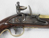 John Miles 60 Caliber Brass Barrel Flintlock Pistol - 4 of 14