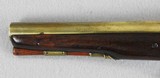 John Miles 60 Caliber Brass Barrel Flintlock Pistol - 13 of 14