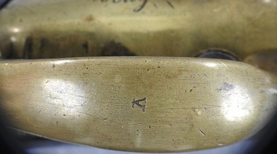 French Model 1877 Cavalry Pistol Mauberge Arsenal - Image 6 of 11
