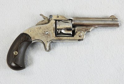 S&W Model 1-1/2 S. A. Revolver, With Brown Factory Box.